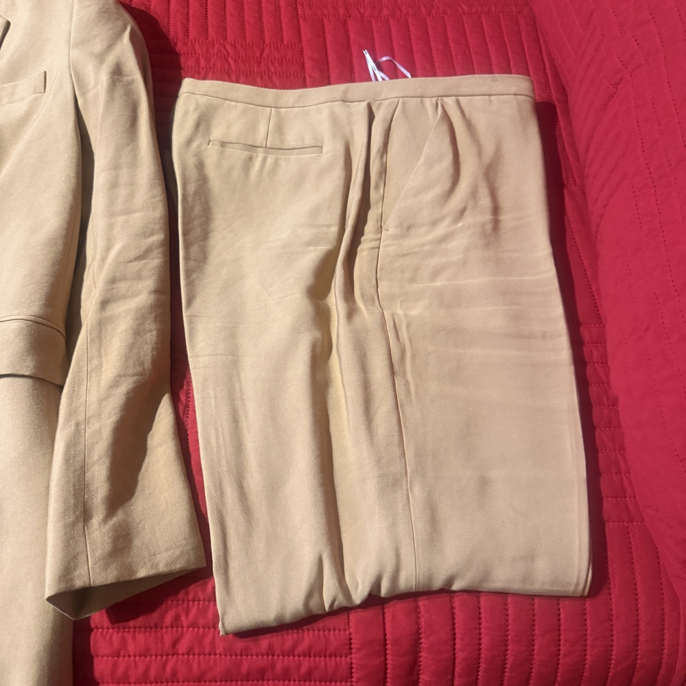 DKNY Mustard Apparel with Gold Accent